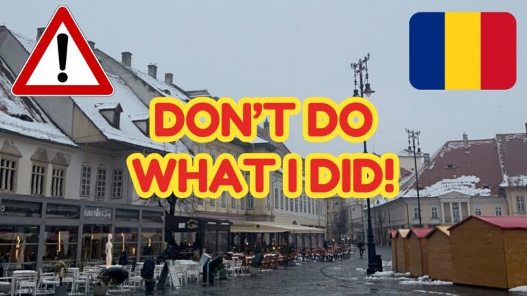 😕 My BIZZARE travel story in ROMANIA! 🇷🇴 And what lessons I learnt…