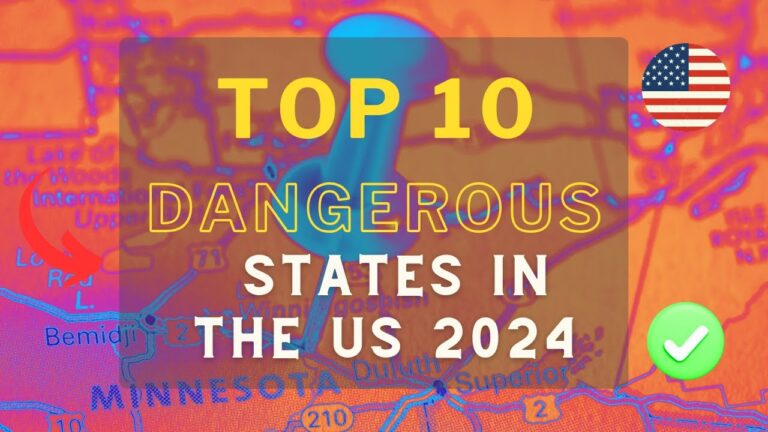 Top 10 Most Dangerous States in the USA for 2024