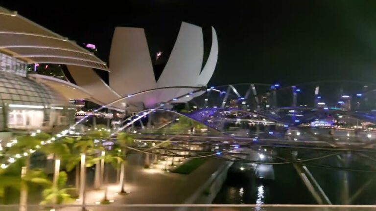 City Tour at Night  | Singapore  at Night  4K