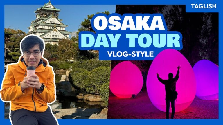 Vlog: OSAKA Day Tour (Cup Noodle Museum, Osaka Castle, teamLab) • The Poor Traveler Japan