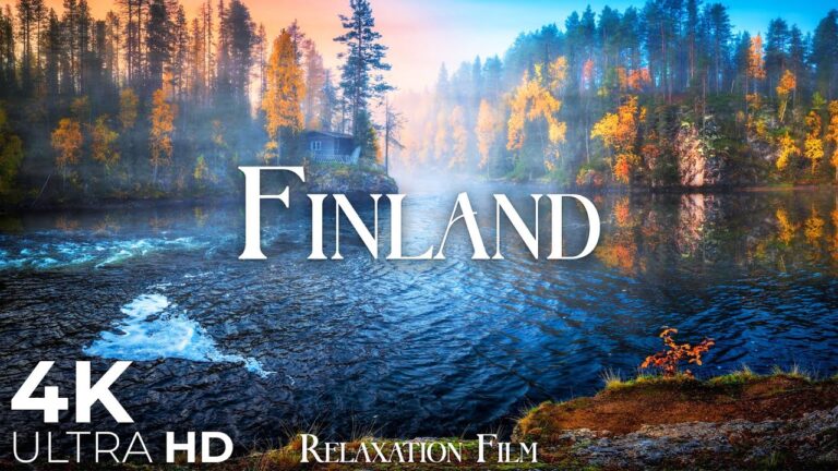 FINLAND 4K • Scenic Relaxation Film with Peaceful Relaxing Music and Nature Video Ultra HD
