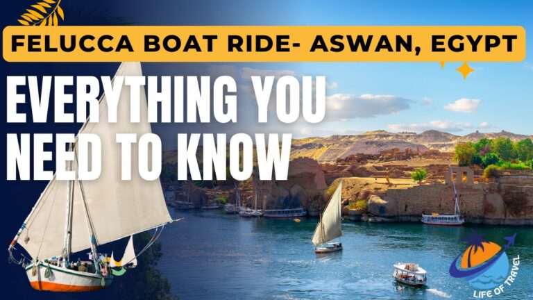 Why This Aswan Felucca Boat Trip in Egypt Left Us Speechless II Everything you need to know