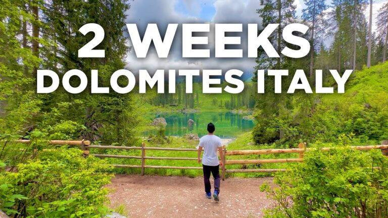 The Best 2 Weeks Itinerary in Dolomites Italy @tommytravelz