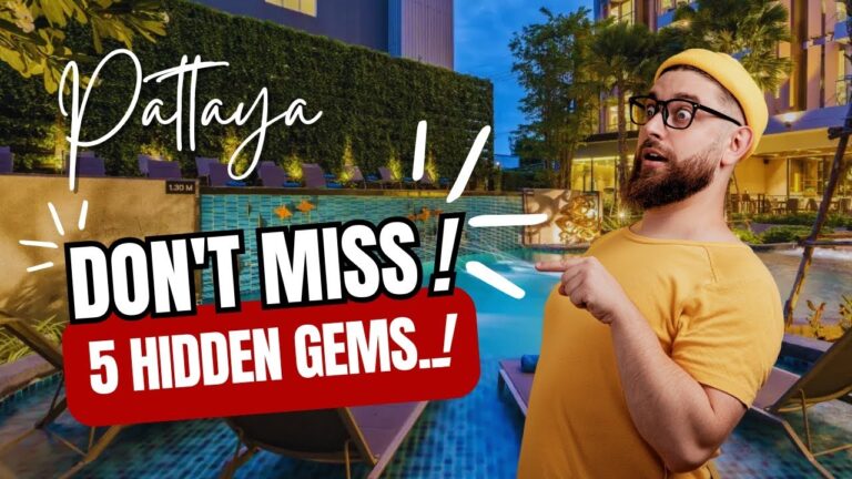 5 Hidden Gem Hotels in Pattaya Near Nightlife & Beach – Budget to Mid-Range! #thailand #pattaya