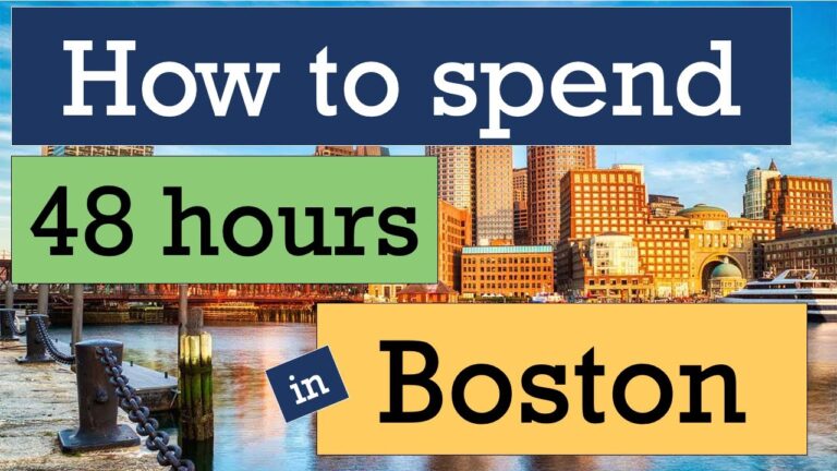 Visiting Boston – What to do in Boston in two days