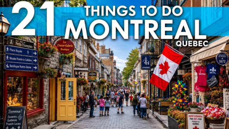 Best Things To Do in Montreal Canada 4K