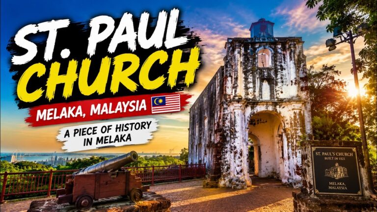 2024 St. Paul Church Melaka Quick Tour – Must Visit