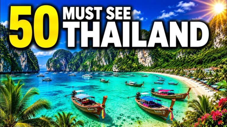 Thailand Travel Guide: Best Things To Do in Thailand 4K