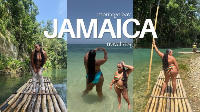 JAMAICA TRAVEL VLOG || river rafting + riu reggae resort + partying | girls trip 2026