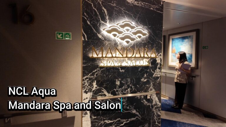 NCL Aqua Mandara Spa – Salon Tour – This is the best one we have seen on any ship!