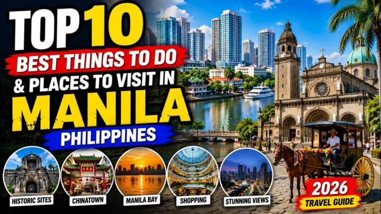 Top 10 Best Things To Do and Visit in MANILA Philippines |