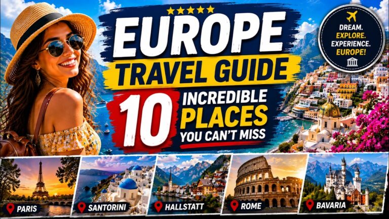 Europe Travel Guide | 10 Incredible Places You Can’t Miss
