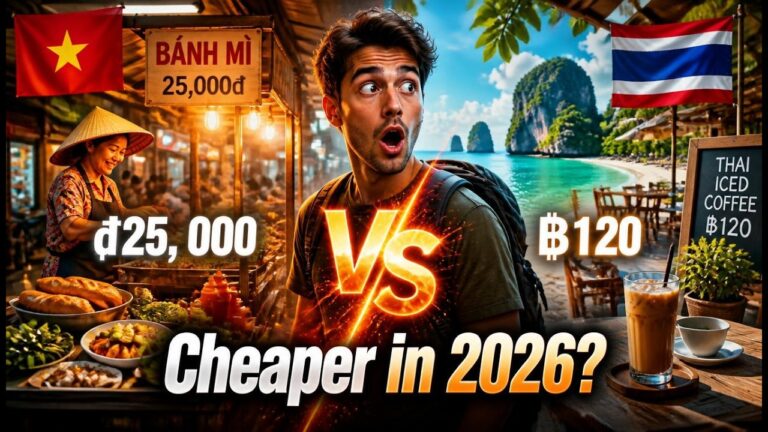 Vietnam vs Thailand Which Is Actually Cheaper in 2026?