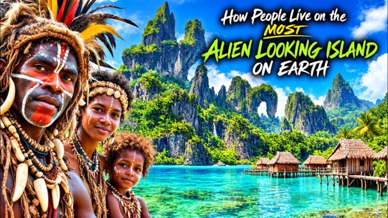 How People Live on the Most Alien Looking Island on Earth