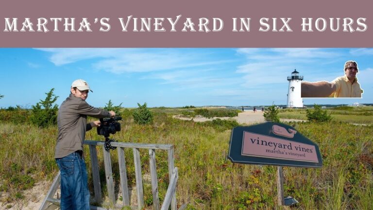 Martha’s Vineyard Day Trip: Edgartown & Oak Bluffs Sightseeing Tour (4K HDR)