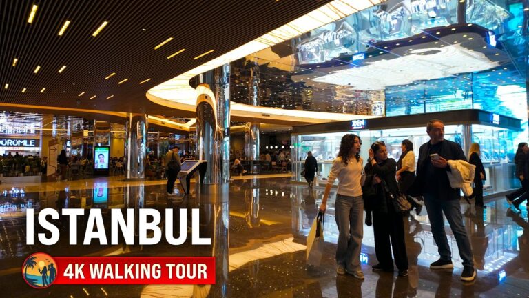 Amazing Luxury Walk in Zorlu Mall Shopping Center, Istanbul